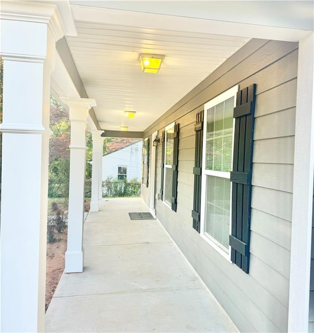 view of patio / terrace featuring a porch