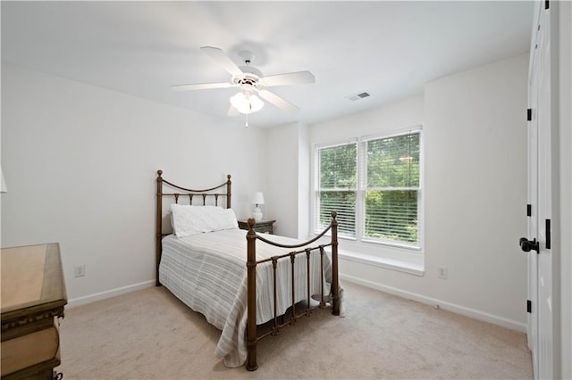 4108 Wyndam Hill Dr, Suwanee, GA 30024 - bedroom with light carpet and a ceiling fan