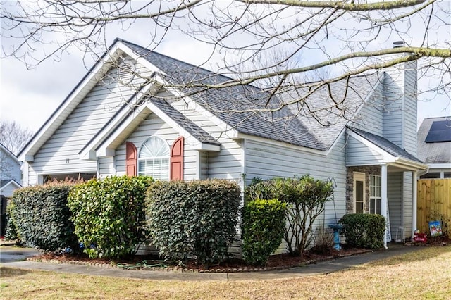 view of home's exterior