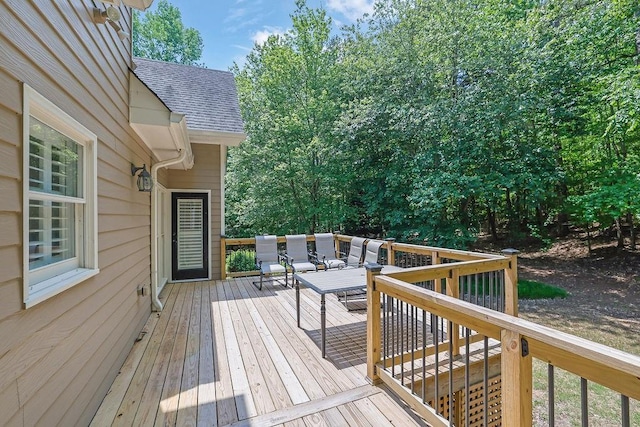view of deck