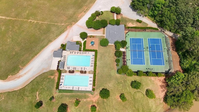 drone / aerial view