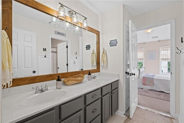 121 Bradshaw Park Dr, Woodstock, GA 30188 - full bathroom featuring ensuite bath and double vanity