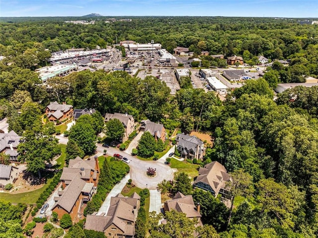 504 S Westminster Way NE, Atlanta, GA 30307 - aerial view of residential area with a heavily wooded area