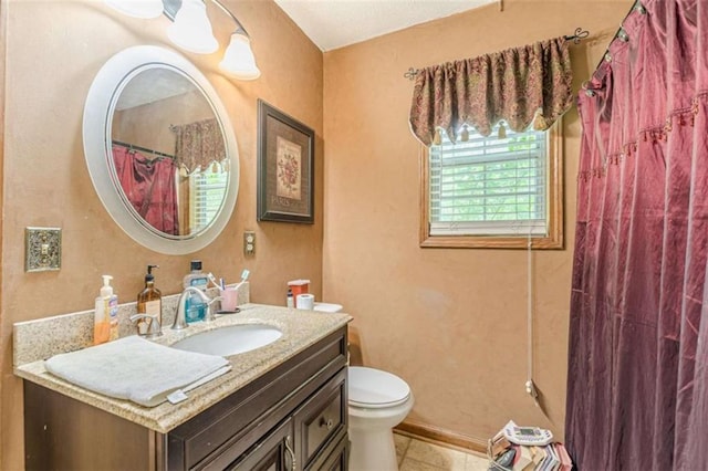4411 Westerling Ct, Powder Springs, GA 30127 - full bath with vanity and a shower with curtain