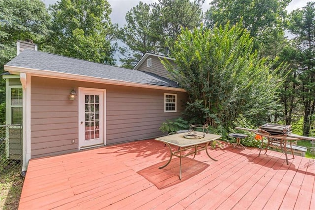 4411 Westerling Ct, Powder Springs, GA 30127 - view of wooden terrace