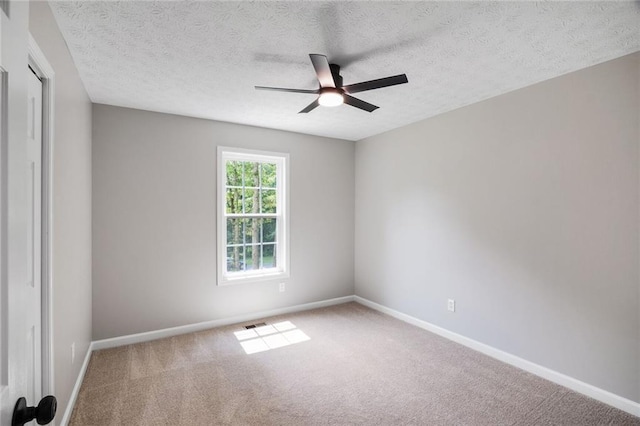 232 Barrett Springs Way, Canton, GA 30115 - spare room featuring ceiling fan, carpet flooring, baseboards, and a textured ceiling