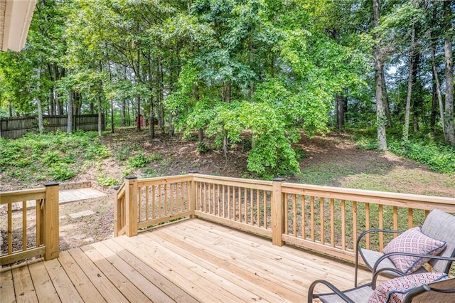 232 Barrett Springs Way, Canton, GA 30115 - view of wooden terrace
