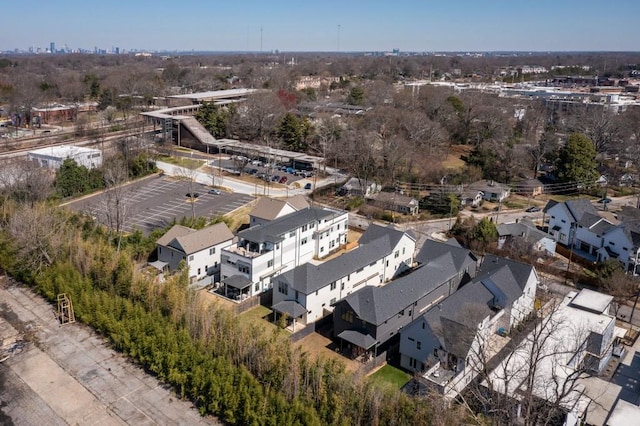 bird's eye view featuring a residential view