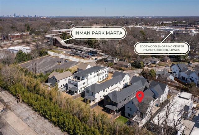 birds eye view of property featuring a residential view