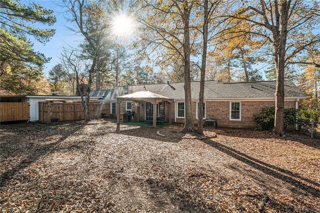 view of rear view of property