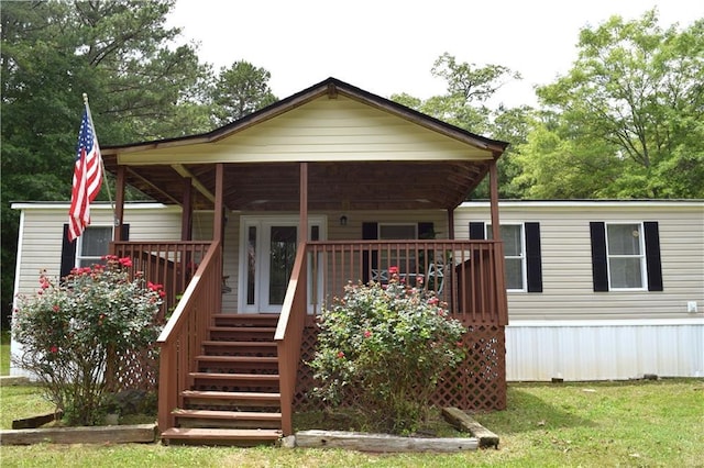 59 Pine Ridge Ln, White, GA 30184 - view of front of property featuring a front yard