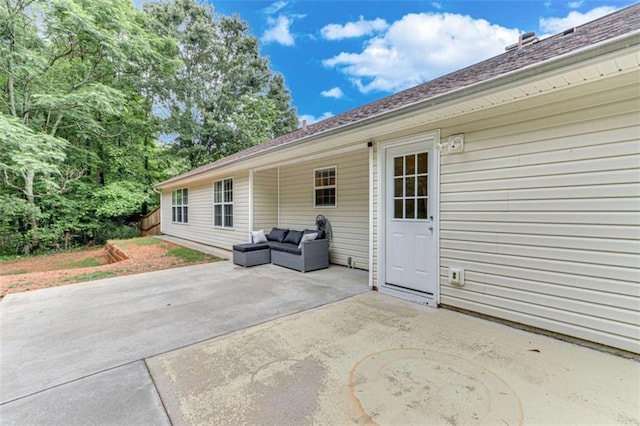 1227 Casper Ln, Winder, GA 30680 - view of patio featuring an outdoor hangout area