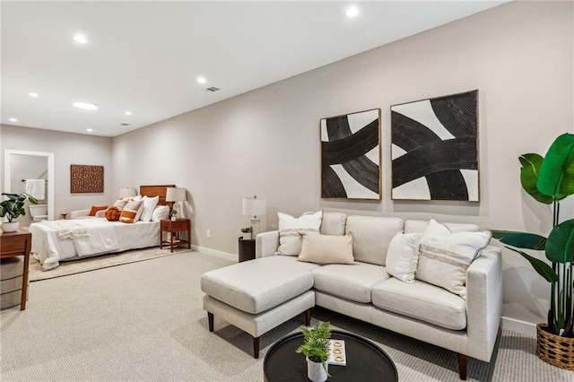 bedroom with carpet flooring