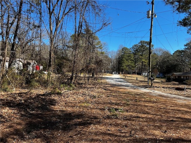 view of road