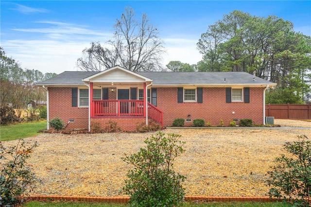 view of ranch-style home