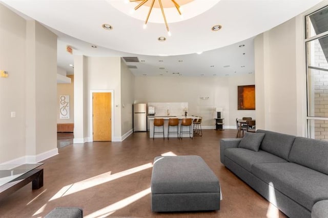 870 Inman Village Pkwy Unit 203, Atlanta, GA 30307 - living room with recessed lighting