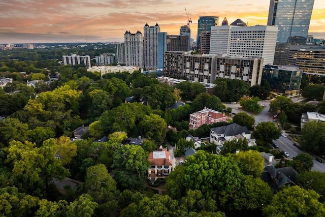31 Lafayette Dr NE, Atlanta, GA 30309 - aerial view at dusk of a city view