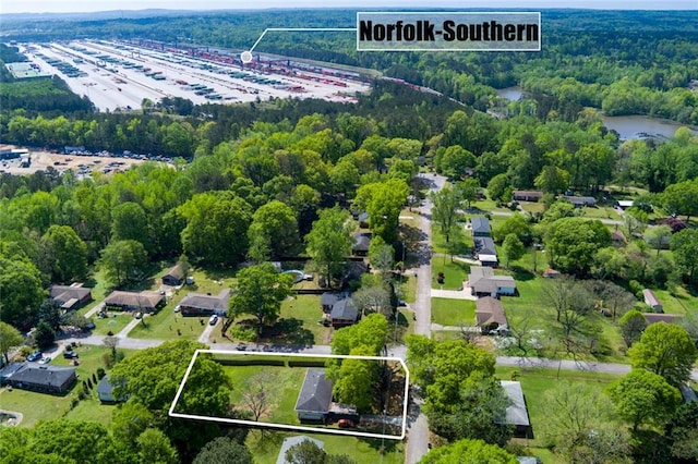 4699 Ballew Dr, Powder Springs, GA 30127 - aerial view with a water view