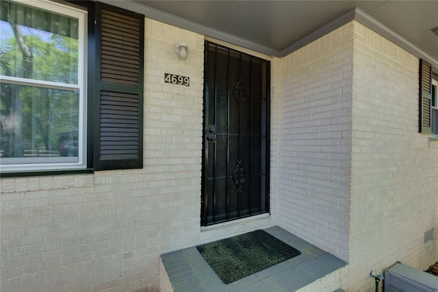 4699 Ballew Dr, Powder Springs, GA 30127 - doorway to property featuring brick siding