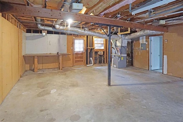 115 Elizabeth Way, Ellenwood, GA 30294 - basement featuring heating unit