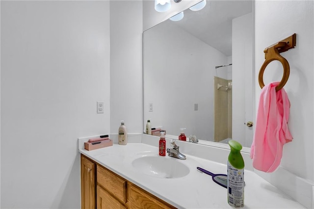 1574 Glenfield Dr, Lawrenceville, GA 30043 - bathroom with vanity and a shower