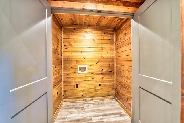 interior space with light wood-style flooring