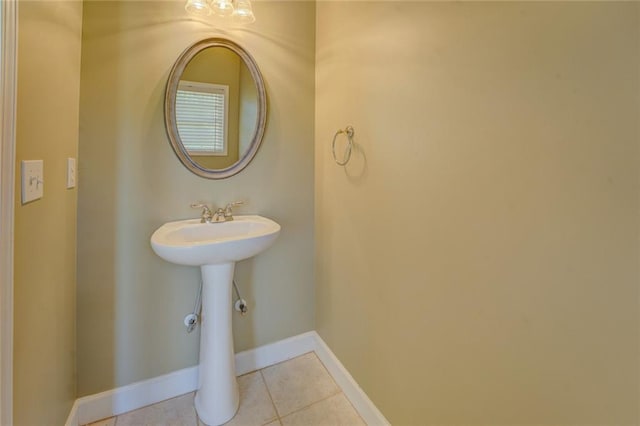 172 Lakeview Dr, Newborn, GA 30056 - bathroom with tile patterned flooring and baseboards