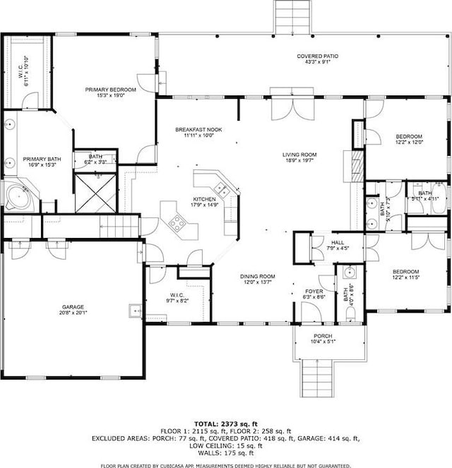 172 Lakeview Dr, Newborn, GA 30056 - view of floor plan / room layout