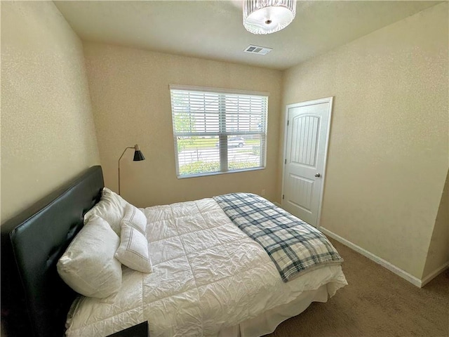 bedroom featuring carpet floors