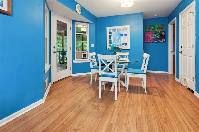 141 Mills Creek Path, Hiram, GA 30141 - dining space featuring baseboards and wood finished floors