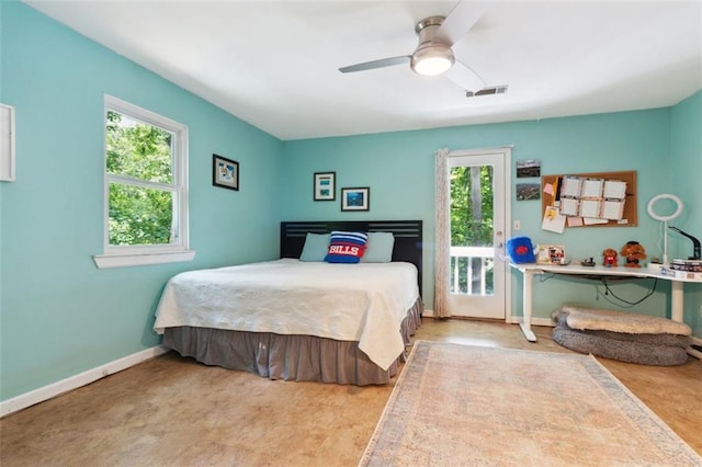 141 Mills Creek Path, Hiram, GA 30141 - bedroom featuring baseboards and ceiling fan