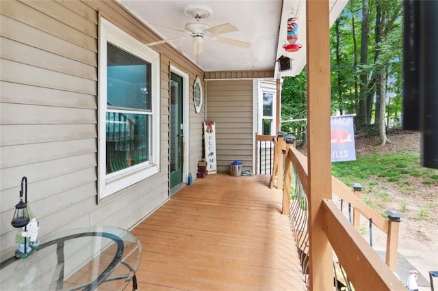 141 Mills Creek Path, Hiram, GA 30141 - wooden porch with ceiling fan
