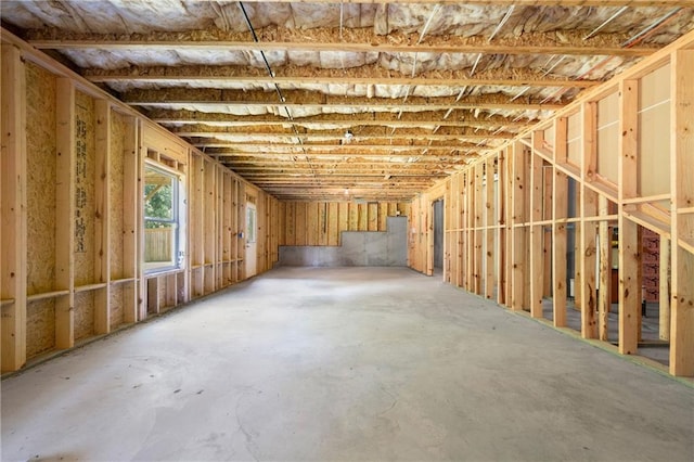 misc room featuring concrete floors