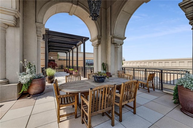 view of patio