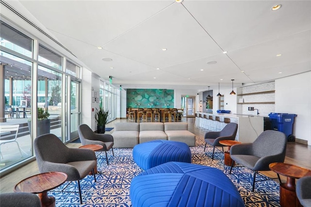 view of community lobby
