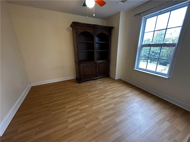 5026 Limerick Ln, Flowery Branch, GA 30542 - unfurnished room with ceiling fan and light wood-type flooring