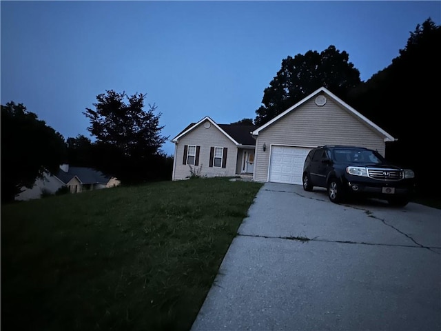 5026 Limerick Ln, Flowery Branch, GA 30542 - single story home with a front yard, driveway, and an attached garage