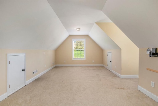 208 Stonington Dr, Mount Airy, GA 30563 - additional living space with carpet flooring, lofted ceiling, and baseboards