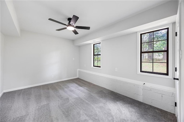 2246 Hightrail Ct, Lithonia, GA 30058 - carpeted empty room with a ceiling fan