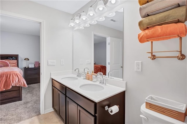 4658 Electric Ave SW, Mableton, GA 30126 - ensuite bathroom featuring a sink, ensuite bathroom, double vanity, and visible vents