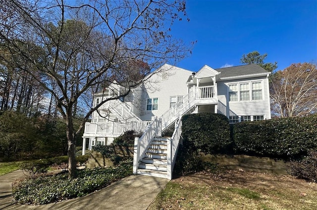 view of front of home