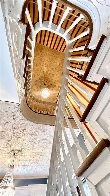 view of stairs