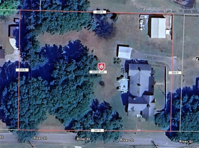 map / location with property boundaries highlighted