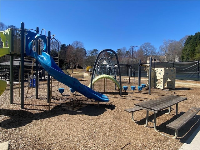 view of community playground