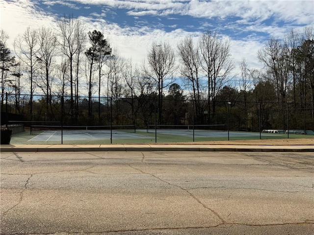 view of sport court