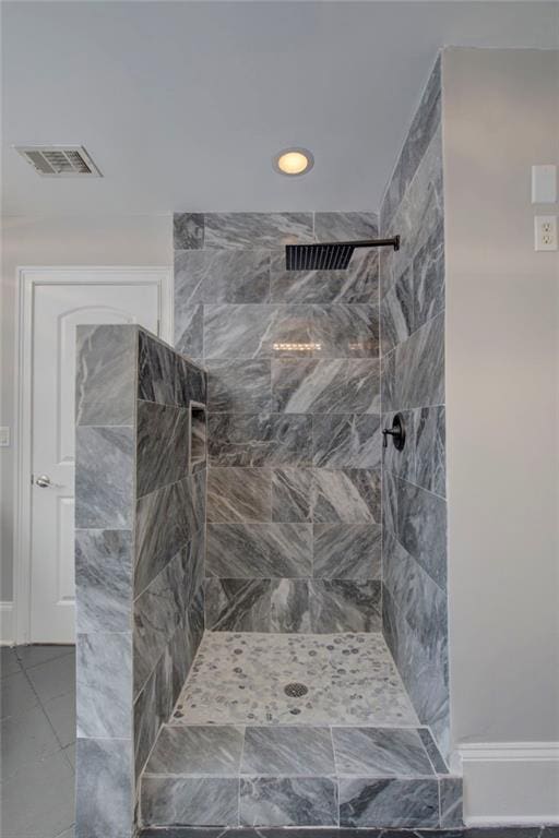 2767 Durham Dr NE, Atlanta, GA 30319 - full bath featuring a tile shower and recessed lighting