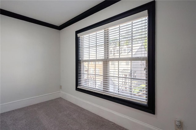 2767 Durham Dr NE, Atlanta, GA 30319 - unfurnished room featuring carpet flooring, plenty of natural light, crown molding, and baseboards