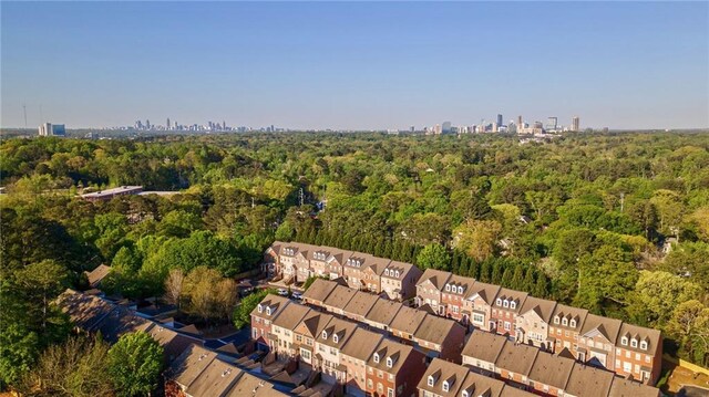 2767 Durham Dr NE, Atlanta, GA 30319 - aerial view of property's location with a heavily wooded area and skyline