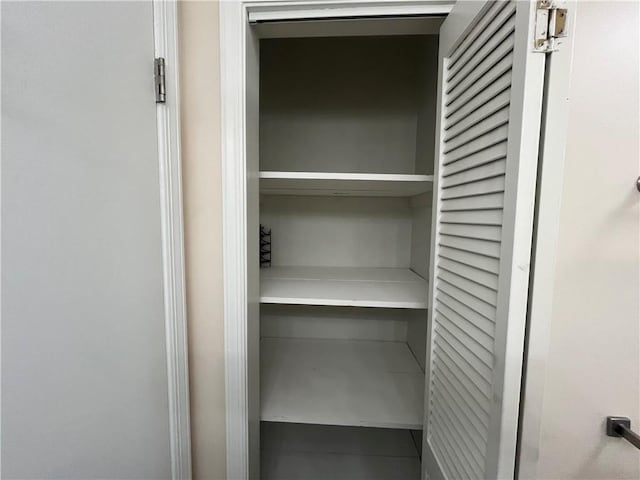 view of closet