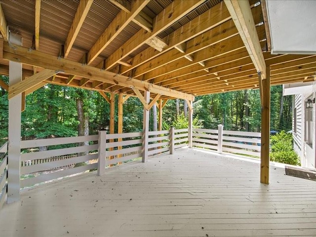 1630 Reindeer Rdg, Alpharetta, GA 30005 - wooden deck featuring view of wooded area